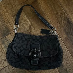 Black Coach Bag EUC